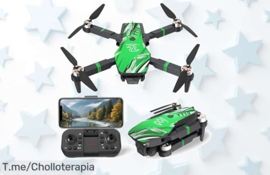 Dron 4K con cámara giratoria y sensores anti choque en 270 ofrece vuelo fácil y control por gestos aprovecha este ofertón de precio loco antes que termine la oferta