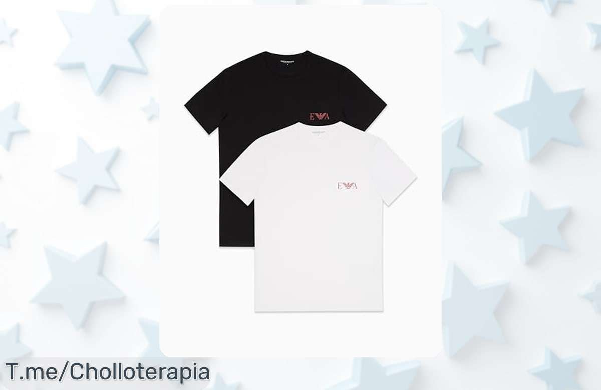 Emporio Armani 2Pack de camisetas con diseño único y ajuste perfecto a un precio loco que no creerás oferta limitada corre antes que desaparezca este super chollo