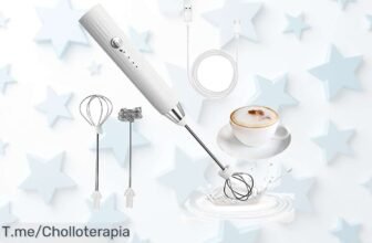 Espumador de leche usb recargable 3 velocidades para espuma perfecta precio loco que no volverás a ver super chollo limitadísimo corre y consigue tu ofertón ya