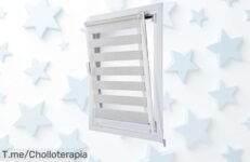 Estor noche y día Easyfix sin taladrar con doble tejido para máxima privacidad oferta única precio loco no dejes pasar este descuentazo unidades limitadas actúa ya