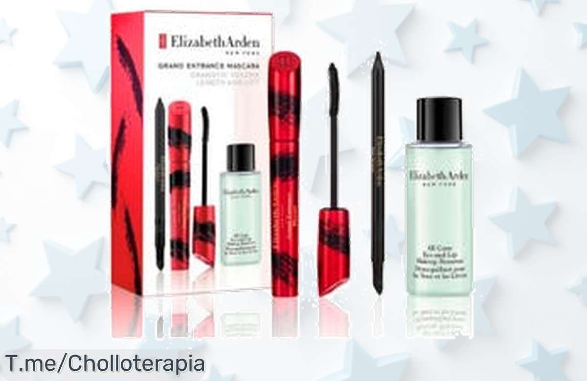 Estuche Grand Lashes Elizabeth Arden kit de maquillaje con un descuento brutal que nunca viste precio loco para unas pocas unidades solo hoy corre y no lo dejes escapar