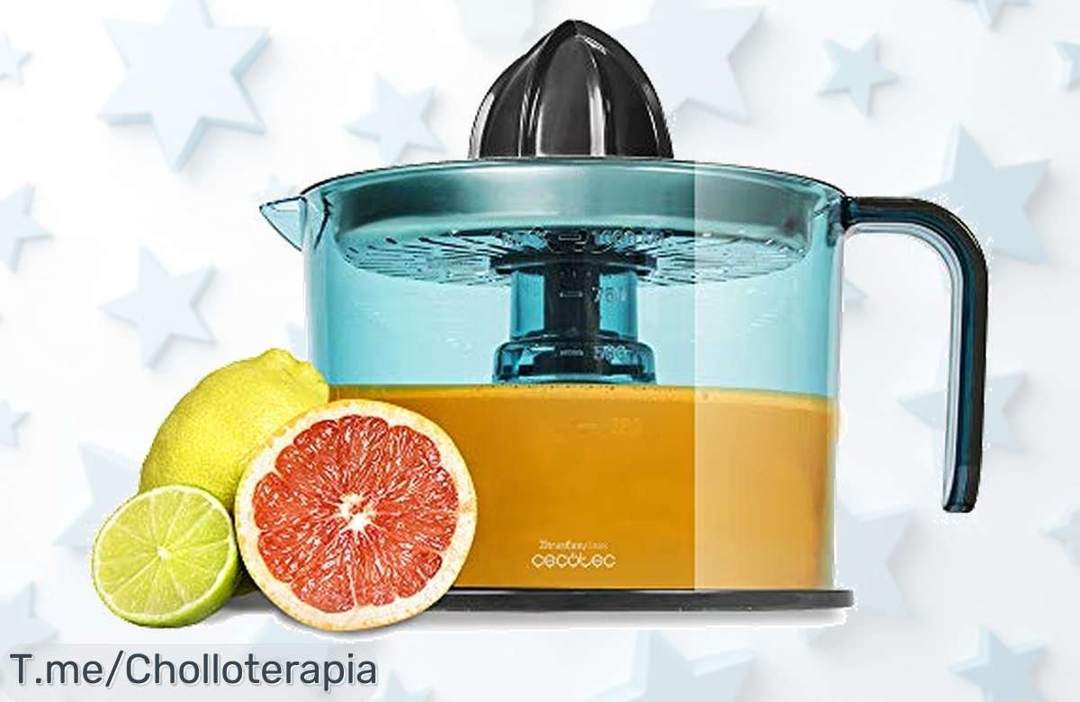 Exprime al máximo tus naranjas con Cecotec ZitrusEasy eléctrico doble giro aprovecha este super chollo con descuento brutal precio de ganga ¡ofertón nunca visto apúrate!