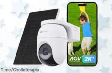 Ezviz cámara wifi 4MP con batería solar y visión nocturna en color detecta personas y coches sin cables un super chollo con descuento brutal solo por tiempo limitado compra ya