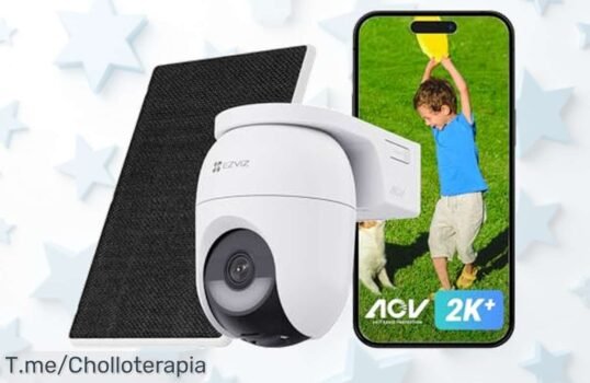 Ezviz cámara wifi 4MP con batería solar y visión nocturna en color detecta personas y coches sin cables un super chollo con descuento brutal solo por tiempo limitado compra ya
