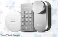 Ezviz cerradura inteligente que se cierra sola con aviso instantáneo disfruta un descuento brutal y aprovecha este super chollo al precio de ganga único ¡compra ya!