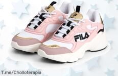 Fila collene logo teens blanco y rosa con cordones resistentes ofrece estilo y durabilidad en un precio loco aprovecha este ofertón nunca visto antes corre que se agotan rápido