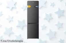 Frigorífico combi Bolero CoolMarket 250L con sistema No Frost que enfría rapidísimo y cajón Humidity Box para fruta jugosa aprovecha este super chollo al mejor precio de ganga oferta limitada corre ya