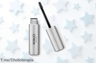 Gel fijador kiko con cepillo mini para cejas perfectas sin pegajosidad oferta nunca vista precio loco super chollo descuento brutal revisión urgente compra ya