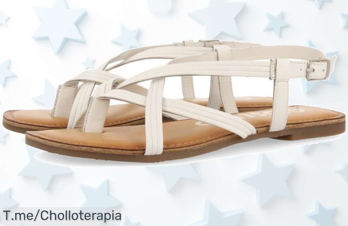 Gioseppo sandalias blancas de piel con tiras cruzadas precio loco y descuento brutal renueva tu estilo ya no dejes pasar este ofertón exclusivo compra antes que vuelen
