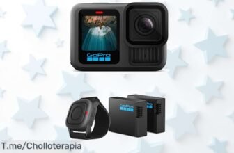 GoPro HERO13 Black con doble batería Enduro y mando sumergible precio loco calidad profesional videos en 5,3K nunca visto aprovecha este ofertón antes que desaparezca