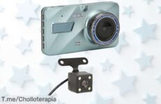 Graba tus viajes con la 4i Dual D CAM visión nocturna clarísima y sensor G protección total a precio loco aprovecha este super chollo oferta limitada actúa ya