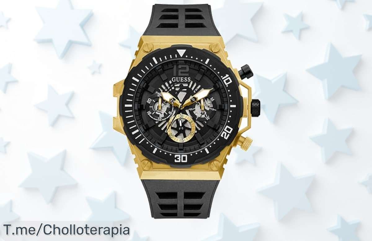Guess analógico GW0325G1 con diseño único y fecha visible un super chollo que combina con todo para lucir genial aprovecha este ofertón nunca visto con descuento brutal limitado ¡corre!