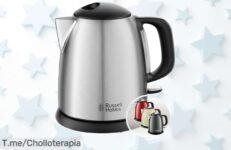 Hervidor Russell Hobbs 2400 W que hierve en solo 50 segundos con base giratoria y filtro extraíble aprovecha este precio loco nunca visto antes compra ya este ofertón limitado