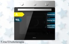 Horno Cecotec multifunción 70L con vapor y temporizador en un precio loco nunca visto prepara platos perfectos ya aprovecha este ofertón limitado antes que desaparezca