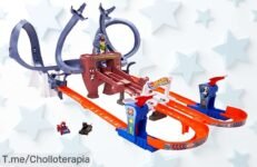 Hot Wheels SpiderMan RacerVerse con coches metálicos súper detallados y acción sin parar oferta nunca vista precio loco descuento brutal solo por tiempo limitado actúa ya