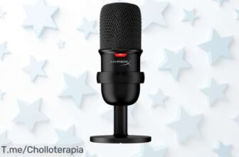 HyperX SoloCast con silencio táctil y sonido nítido el micrófono perfecto para gamers oferta única precio de ganga por tiempo limitado actúa ya