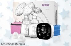 Ikare extractor de leche eléctrico doble súper silencioso con 120 niveles y precio loco nunca visto aprovecha este ofertón solo por tiempo limitado compra ahora