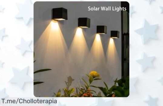 Ilumina tu jardín con la luz solar LED cuadrada más potente ahora con un precio loco y descuento brutal nunca visto Aprovecha este ofertón único ¡compra ya!