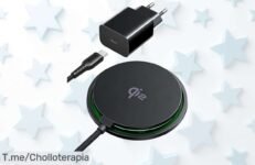 IniU cargador inalámbrico 15W con carga rápida y MagSafe es un super chollo con descuento brutal que pone tu móvil a tope no dejes escapar este ofertón único de precio loco actúa ya