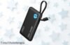 Iniú Power Bank 45W la batería portátil más fina y potente con cable USB C integrado disfruta de carga ultra rápida al 100% aprovecha este ofertón precio loco y descuento brutal ya