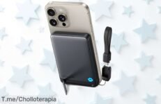 Iniú power bank magnético para iPhone 45W carga rápida con cable USB-C precio de ganga y descuento brutal corre por este super chollo antes que desaparezca