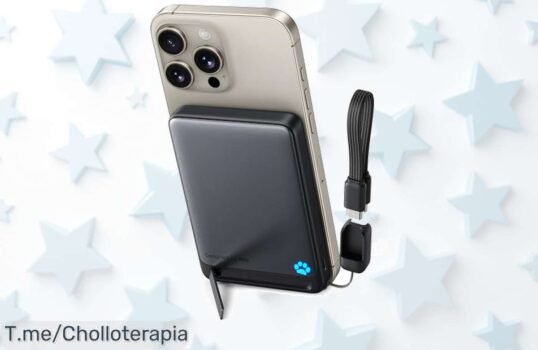 Iniú power bank magnético para iPhone 45W carga rápida con cable USB-C precio de ganga y descuento brutal corre por este super chollo antes que desaparezca