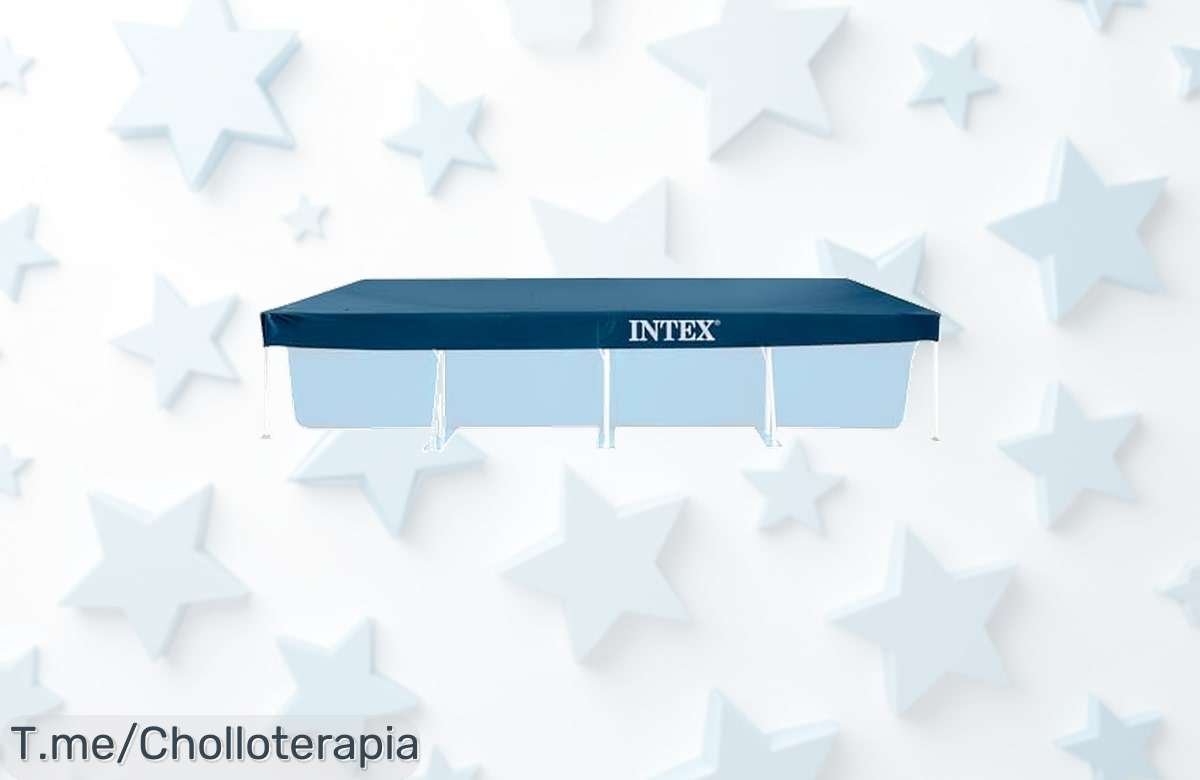 Intex 28039 cobertor piscina azul resistente con cuerda antiviento aprovecha este ofertón único y su precio loco para proteger tu piscina actúa ya la oferta nunca vista es limitada