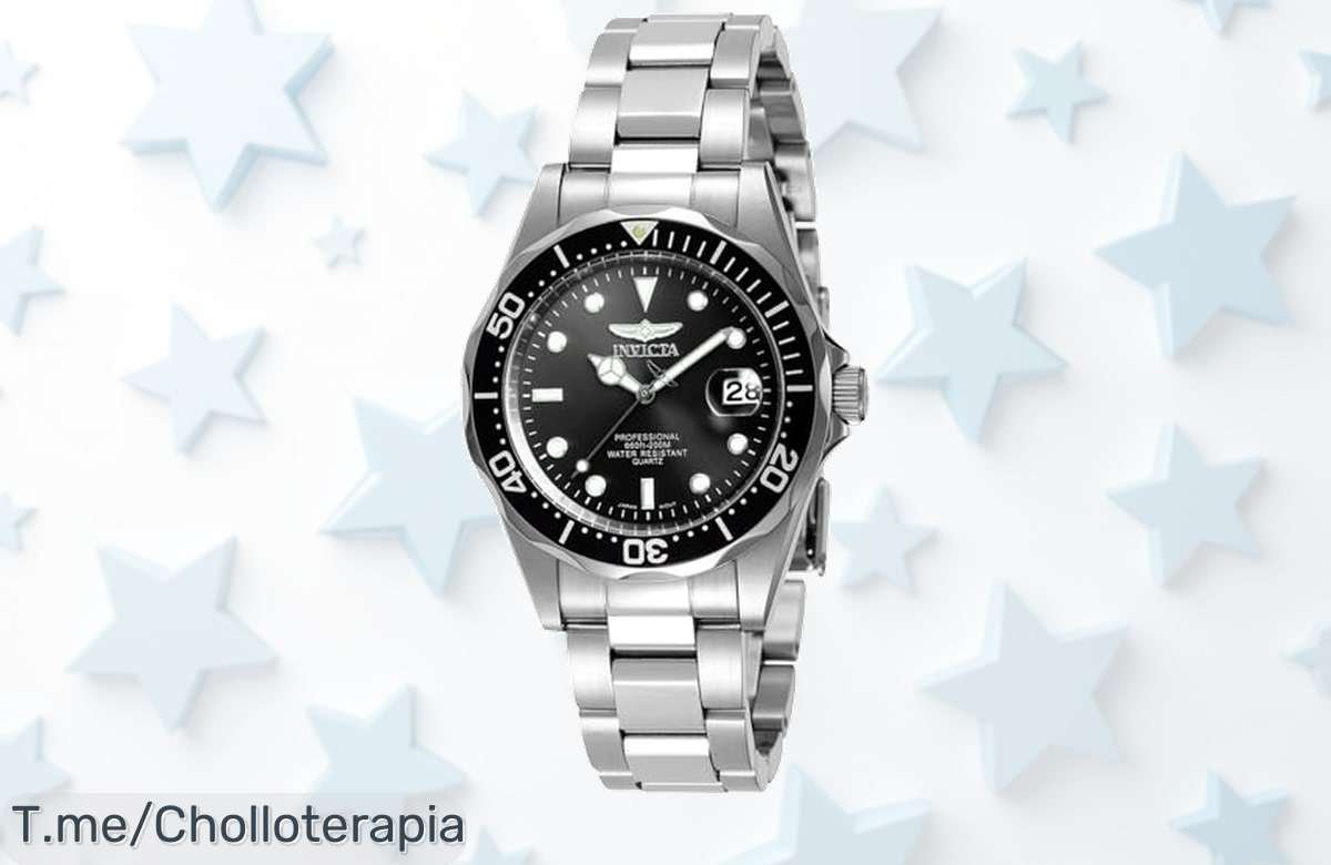 Invicta Pro Diver super elegante con movimiento ultra preciso y resistencia al agua hasta 20 bares un ofertón con descuento brutal ¡precio loco por tiempo limitado compra ya!