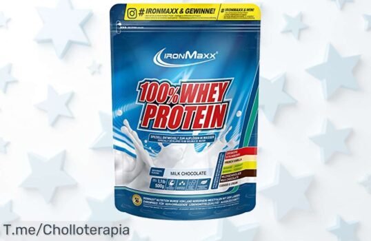 Ironmaxx proteína de suero chocolate súper soluble y baja en azúcar a precio loco aprovecha este ofertón único para crecer rápido con sabor irresistible compra ya antes que se acabe
