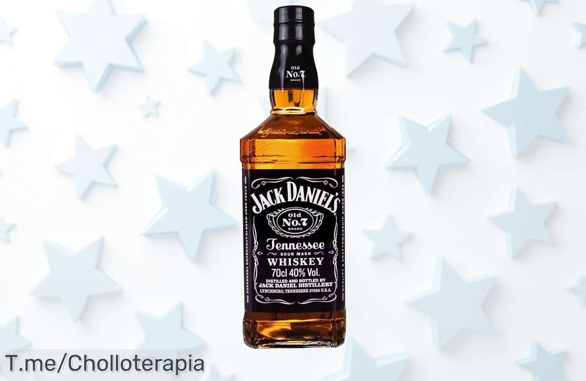 Jack Daniel’s Old Nº 7 rebajado a precio loco con sabor intenso que enamora nunca visto corre y aprovecha este ofertón único antes que se agote tu super chollo