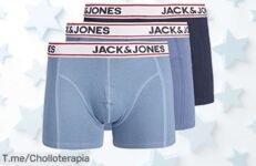 Jack & Jones 3pack de trunks súper resistentes que se adaptan a ti sin apretar con un descuento brutal precio loco y ofertón nunca visto aprovecha ya este super chollo limitado