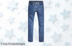 Jeans Levi’s 505 con lengüeta roja que nunca pierde forma ahora con descuento brutal precio de ganga único y oferta limitada corre antes que se agote este super chollo