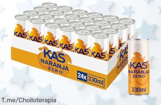 Kas naranja refresco con zumo natural pack de 24 latas baja en calorías y sin azúcar precio loco nunca visto aprovecha este ofertón único antes que se acabe