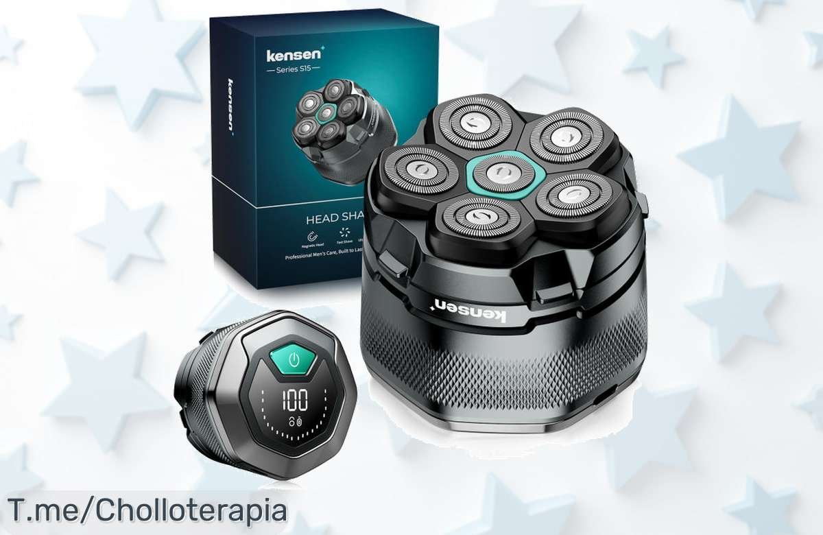 Kensen afeitadora eléctrica 5 en 1 con carga USB y acero inoxidable ofrece un descuento brutal nunca visto precio de ganga no pierdas este super chollo compra ya