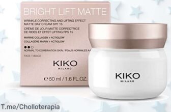 Kiko Milano Bright Lift Matte la crema día efecto lifting que reduce arrugas y controla brillos con un descuento brutal nunca visto corre y aprovecha este precio loco ya