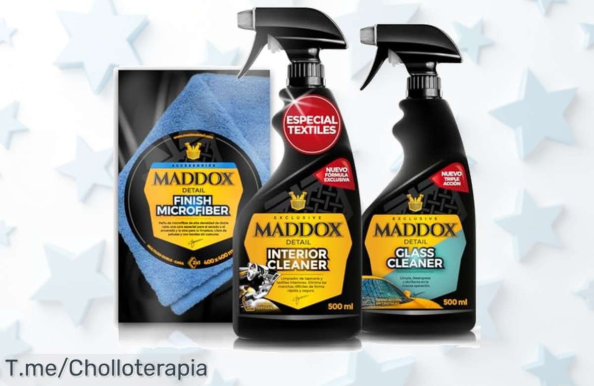 Kit Maddox Detail super chollo para cristales que repelen agua y un interior fresco que enamora aprovecha este descuento brutal precio de ganga oferta nunca vista corre ya