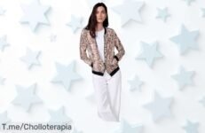 Koroshi chaqueta beige manga larga con acabado en rib un super chollo que ofrece estilo y comodidad a precio loco aprovecha este ofertón nunca visto antes ¡compra ya!