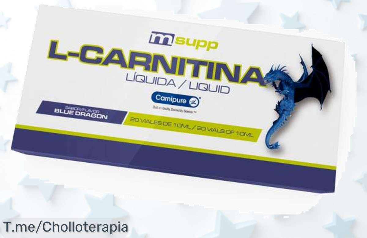 L-carnitina en 20 viales con descuento brutal para energía y quema grasa rápida aprovecha este super chollo precio de ganga limitado ¡compra ahora antes que se acabe!