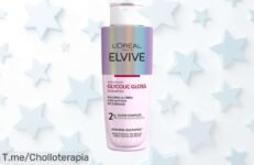 L’Oréal Elvive Glycolic Gloss para un pelo suave y brillante con ácido glicólico precio loco descuento brutal nunca visto corre por este ofertón antes de que se acabe
