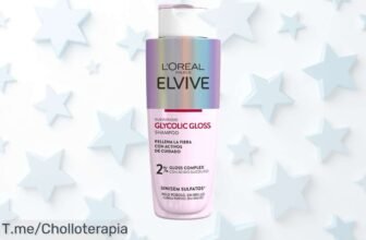 L’Oréal Elvive Glycolic Gloss para un pelo suave y brillante con ácido glicólico precio loco descuento brutal nunca visto corre por este ofertón antes de que se acabe