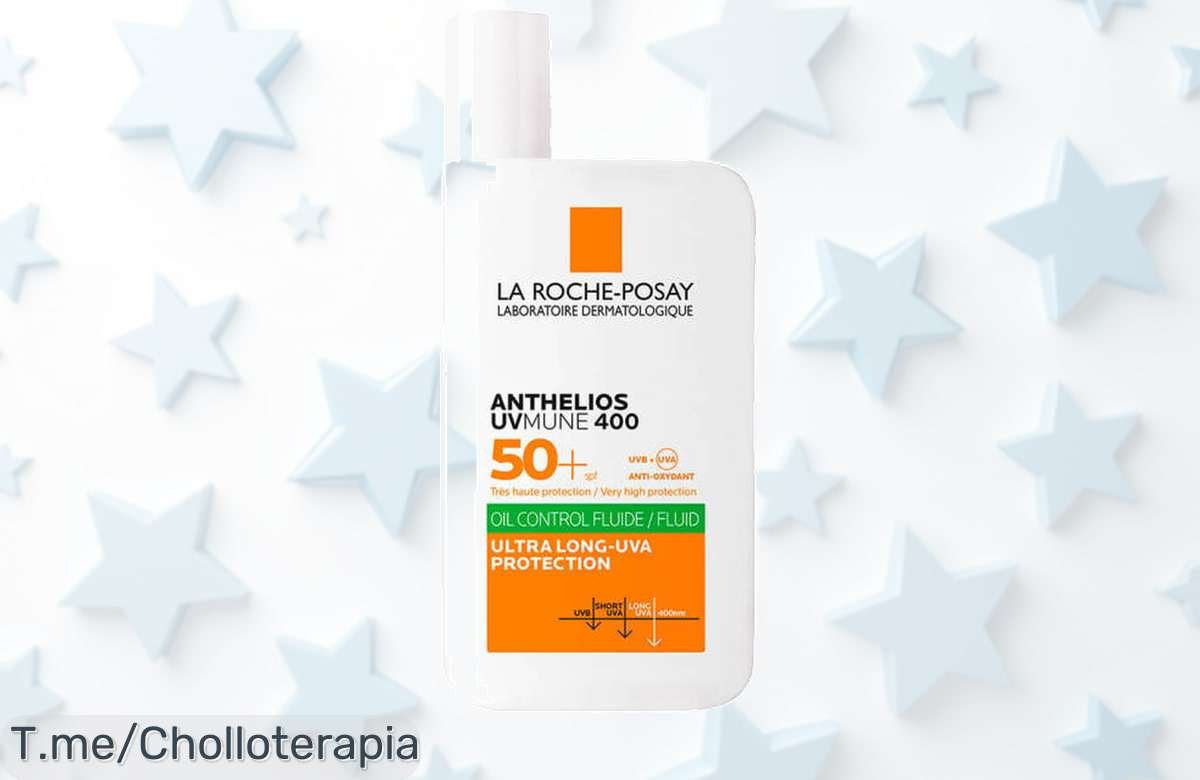 La Roche Posay Anthelios SPF50+ oil control con UVMUNE 400 en precio loco para eliminar grasa y proteger tu piel al máximo no pierdas este ofertón único ¡corre que vuelan!