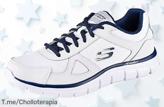 La Skechers Track Scloric ultra ligera con tecnología top que impulsa tu paso ahora en un super chollo y descuento brutal nunca visto corre por este prezzo de ganga ya