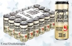 Ladrón de manzanas 24 latas sin gluten sabor natural a precio loco oferta única descuento brutal corre antes que se acabe este ofertón nunca visto
