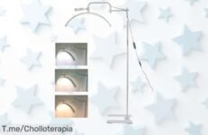 Lámpara media luna con luz súper potente y cabezal giratorio 360 grado para enfocar tus videos ahora a precio loco no pierdas este ofertón único por tiempo limitado actúa ya