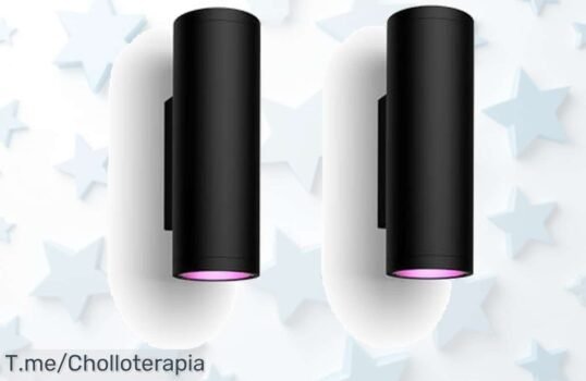 Lámparas Philips Hue Appear de colores pack 2 con control por voz a precio loco disfruta un ambiente mágico Ya mismo aprovecha este ofertón único antes que se acabe
