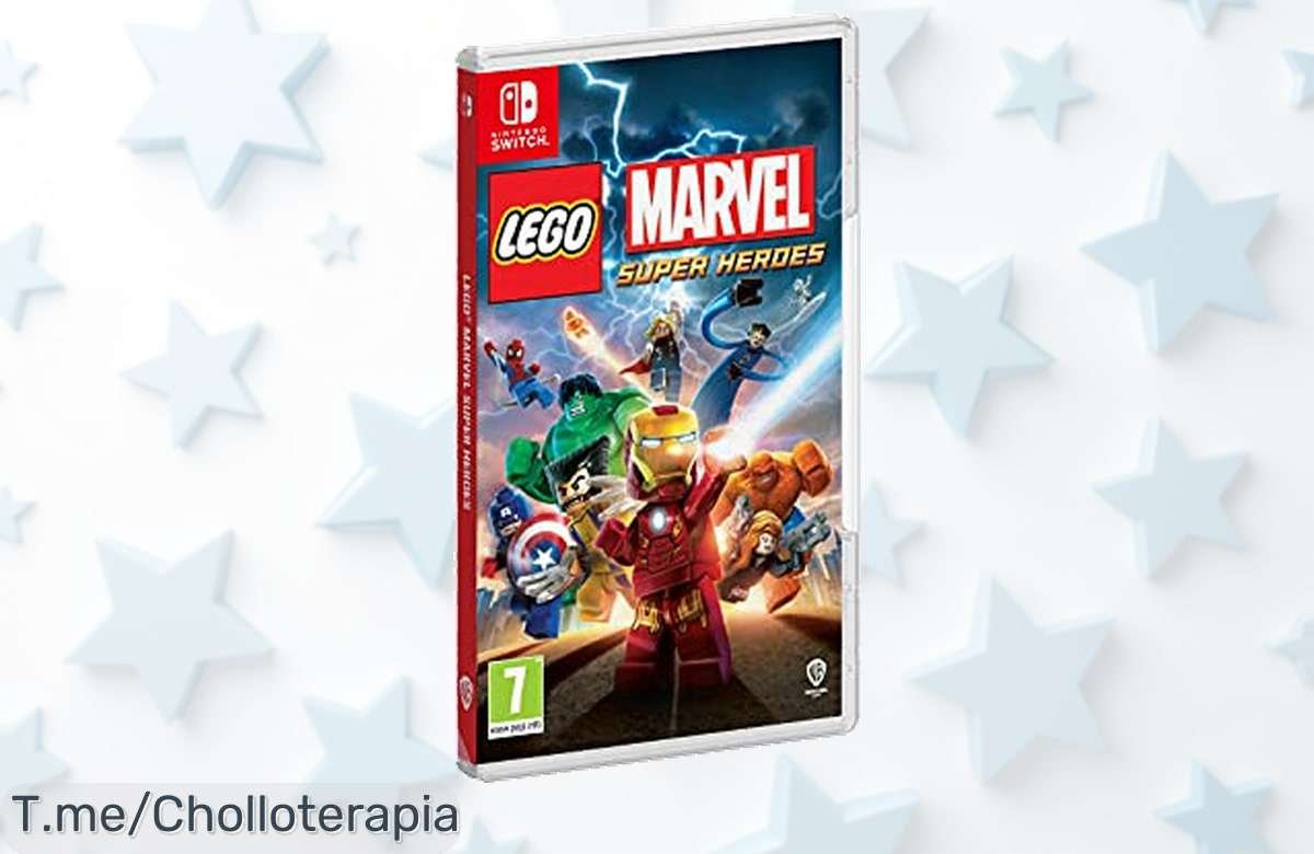 Lego Marvel Super Heroes para Switch con más de 100 figuras y poderes increíbles a precio loco no pierdas este ofertón único disfruta Nueva York en LEGO ¡cómpralo ya!