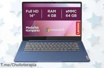 Lenovo IdeaPad Slim 3 Chromebook gen 8 con pantalla full HD y batería que dura todo el día al mejor precio loco oferta única descuento brutal nunca visto aprovecha ya