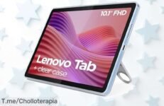 Lenovo Tab 101 azul polar con pantalla gigante y batería de larga duración super chollo con case transparente incluido precio loco nunca visto aprovecha ya antes que se acaben