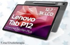 Lenovo Tab P12 con pantalla 3K y lápiz Lenovo Pen Plus a precio loco con memoria brutal y expansión gigante aprovecha este ofertón único antes que desaparezca