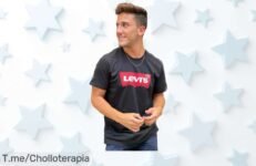 Levi’s camiseta con logo en el pecho a precio loco un ofertón único que no puedes perder ajuste estándar super cómodo descuento brutal limitado cómprala ya antes que desaparezca